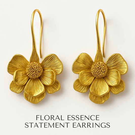 Floral Essence Statement Earrings